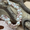 Handmade Perlenarmband „Pearl Rosé“ – Elegantes Armand mit Perlen