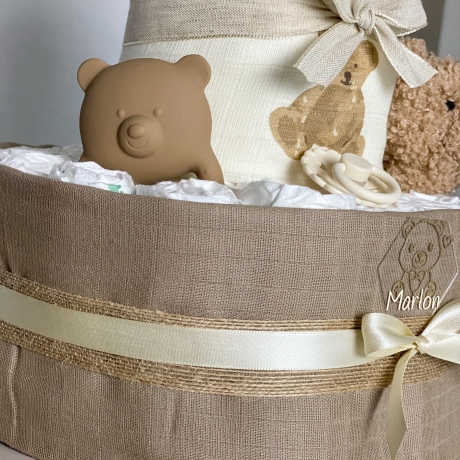 Windeltorte Bärchen neutral für Mädchen und Jungen