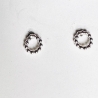 Ohrstecker aus Silber „Perlenkreis“