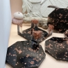 Handmade Untersetzer-Set aus Epoxidharz mit Halterung  Hexagon