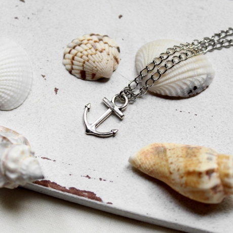 Anker • Halskette silber | Halsschmuck | Kette | Maritim