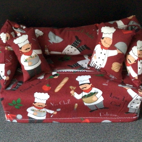 Deko-Sofa Kosmetikbox Sofa Taschentücherbox Sofa - Koch rot