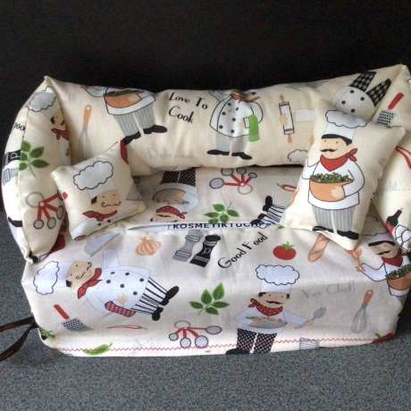 Deko-Sofa Kosmetikbox Sofa Taschentücherbox Sofa - Koch Natur