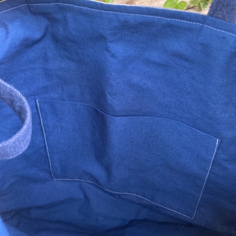 Shopper aus Upcycling-Jeans | Schultertasche |  Einkaufstasche