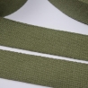 Gurtband Baumwolle 30 mm grün rustikal oliv khaki