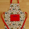 Kinderschürze - Bagger/Baustelle - auf Wunsch personalisiert