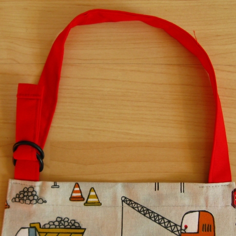 Kinderschürze - Bagger/Baustelle - auf Wunsch personalisiert