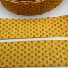 Gurtband 30 mm orange gelb Punkte Dots 1 mm stark