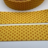 Gurtband 30 mm orange gelb Punkte Dots 1 mm stark