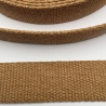 Gurtband Baumwolle recycelt 30 mm terra beige