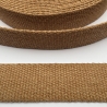 Gurtband Baumwolle recycelt 30 mm terra beige