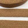 Gurtband Baumwolle recycelt 30 mm terra beige
