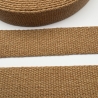 Gurtband Baumwolle recycelt 30 mm terra beige