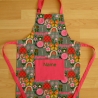 Kinderschürze - Schnecken und Freunde - auf Wunsch personalisiert