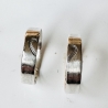 Partnerringe aus Silber „Graviertes Herz“ 2er Set