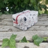 Kulturbeutel Boxy Bag | Katzen gesteppt | Aufbewahrung
