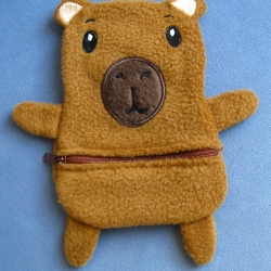 Capybara - großer Sorgenschlucker, Schatzmonster m Reißverschluss