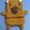 Capybara - großer Sorgenschlucker, Schatzmonster m Reißverschluss