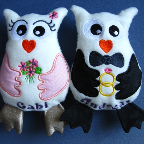 Hochzeitseulen - Deko-Eulen Hochzeit