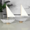 2er Set kleine Segelboote ~ Stoffdeko | Geschenkidee