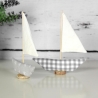 2er Set kleine Segelboote ~ Stoffdeko | Geschenkidee