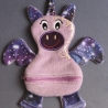 Einhorn - Sorgenschlucker, Schatzmonster mit Reißverschluss