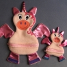Einhorn - Sorgenschlucker, Schatzmonster mit Reißverschluss