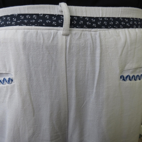 Leinen los Damenhose ( Culotte) für den Sommer Gr.52