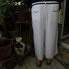 Leinen los Damenhose ( Culotte) für den Sommer Gr.52