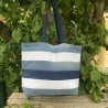 Shopper aus Upcycling-Jeans | Schultertasche |  Einkaufstasche
