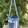 Crossbody-Tasche aus Upcycling-Jeans | Patchwork Umhängetasche