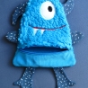 Kuschelmonster - Sorgenschlucker, Schatzmonster m. Reißverschluss