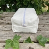 Kulturbeutel Boxy Bag | Weiß-Creme | Cord | Kosmetik | Organizer 