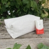 Kulturbeutel Boxy Bag | Weiß-Creme | Cord | Kosmetik | Organizer 