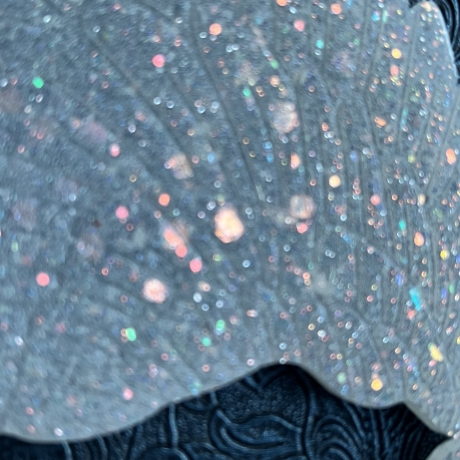 Engelsflügel Neu Resin Handmade weiß und Glitzer Himmlische Deko