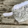 Kosmetiktasche Katzen Beige gesteppt | Kulturbeutel