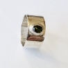 Bandring aus Silber „Grüner Turmalin“