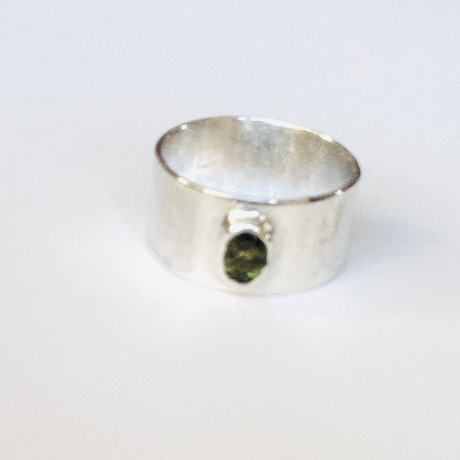 Bandring aus Silber „Grüner Turmalin“