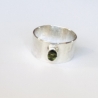 Bandring aus Silber „Grüner Turmalin“