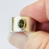 Bandring aus Silber „Grüner Turmalin“