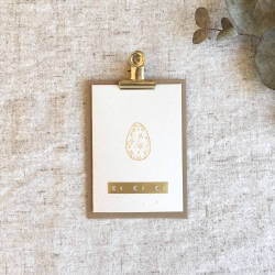 Mini Karte • Ei Ei Ei • Ostern Osterkarte Osterei