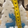 Teelichthalter „Komet“ – Handmade aus Epoxidharz, winterlich 