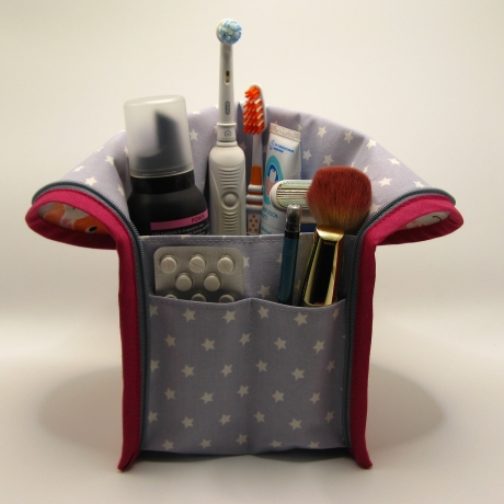 Kulturtasche - Kosmetiktasche - Äpfel - Kleine Variante