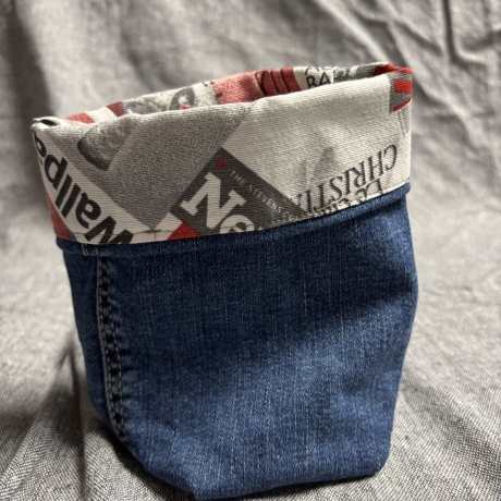 Wende Utensilo aus Jeans und Stoffen - 11 -