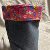 Wende Utensilo aus Jeans und Stoffen - 3 -