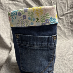 Wende Utensilo aus Jeans und Stoffen - 2 -