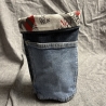 Wende Utensilo aus Jeans und Stoffen - 1 -