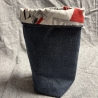 Wende Utensilo aus Jeans und Stoffen - 1 -