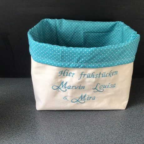 Utensilo Brötchenkorb Gästehandtücher Unikat - frei wählbar