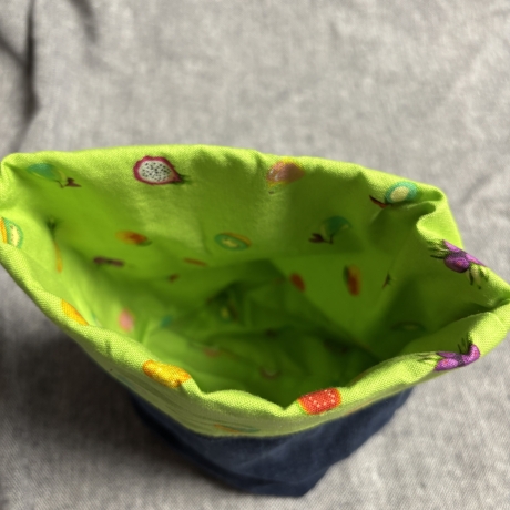 Wende Utensilo aus Jeans und Stoffen - 7 -
